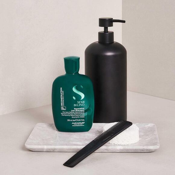 Alfaparf Semi Di Lino Reconstruction Reparative Low Shampoo 8.45 oz - Picture 6 of 8